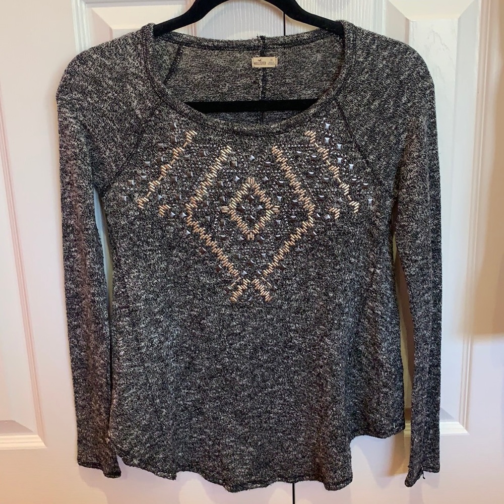 Gray Hollister Sweater